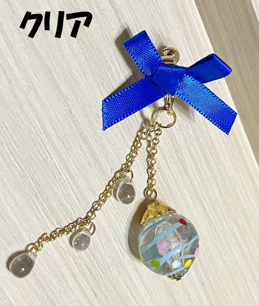 水風船&水滴*ピアス・イヤリング(金具変更無料)