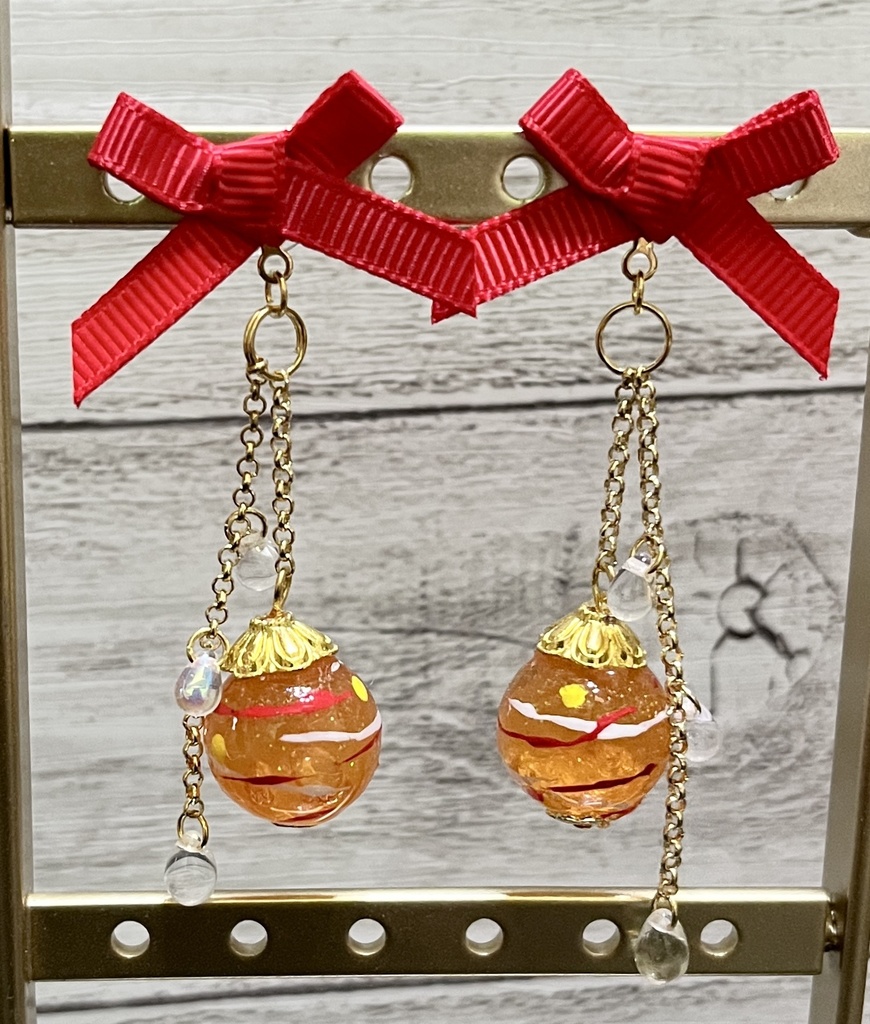 水風船&水滴*ピアス・イヤリング(金具変更無料)