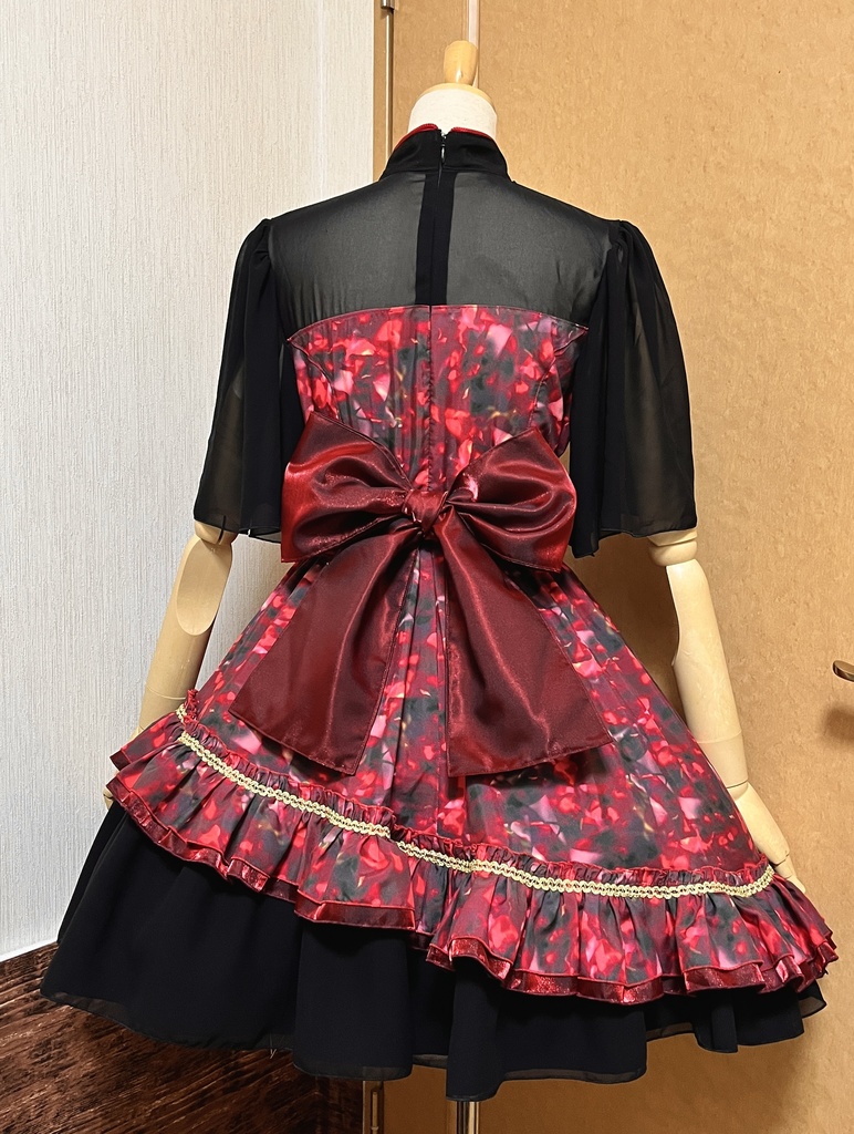 ルビー風ワンピースセット(半袖)