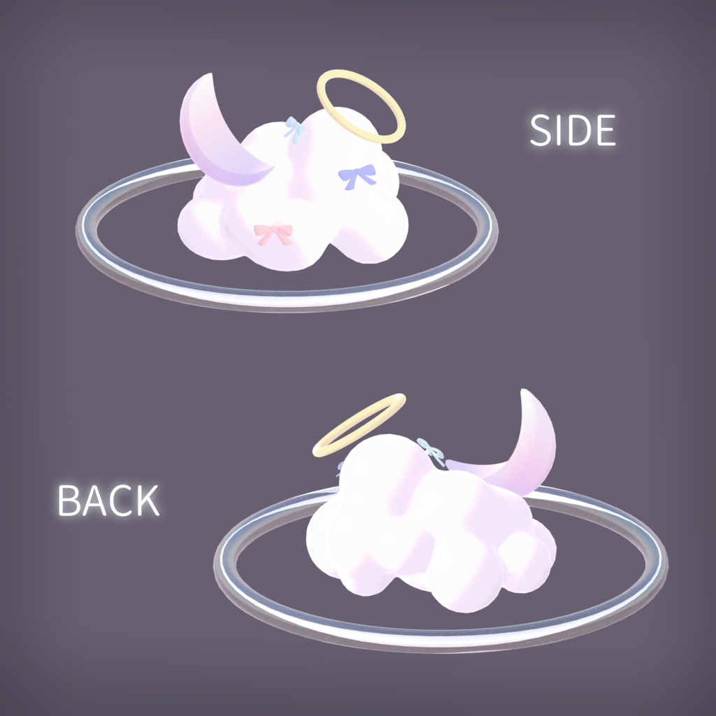 ❰無料❱ 雲と月のヘイロー🌙☁️