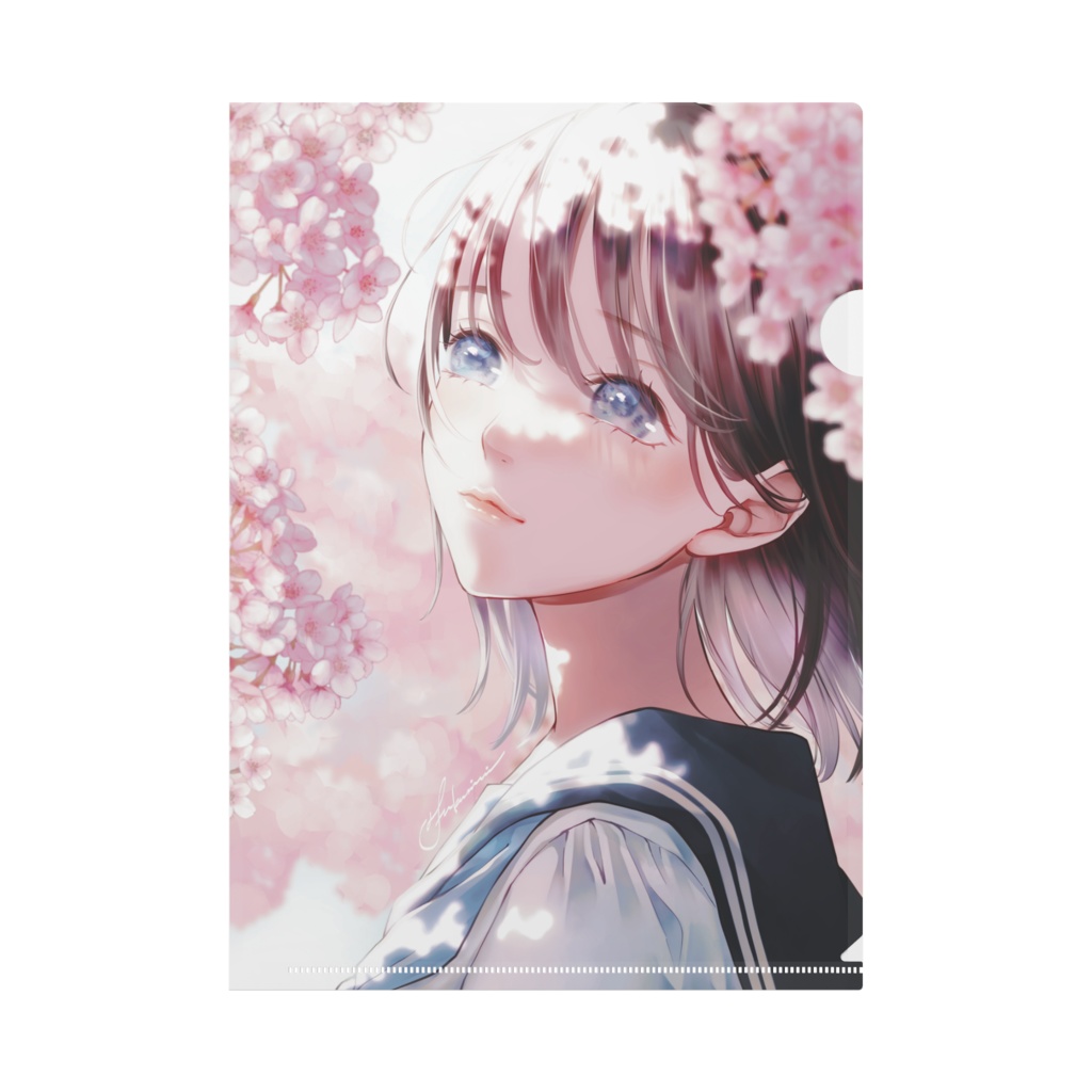 桜クリアファイル