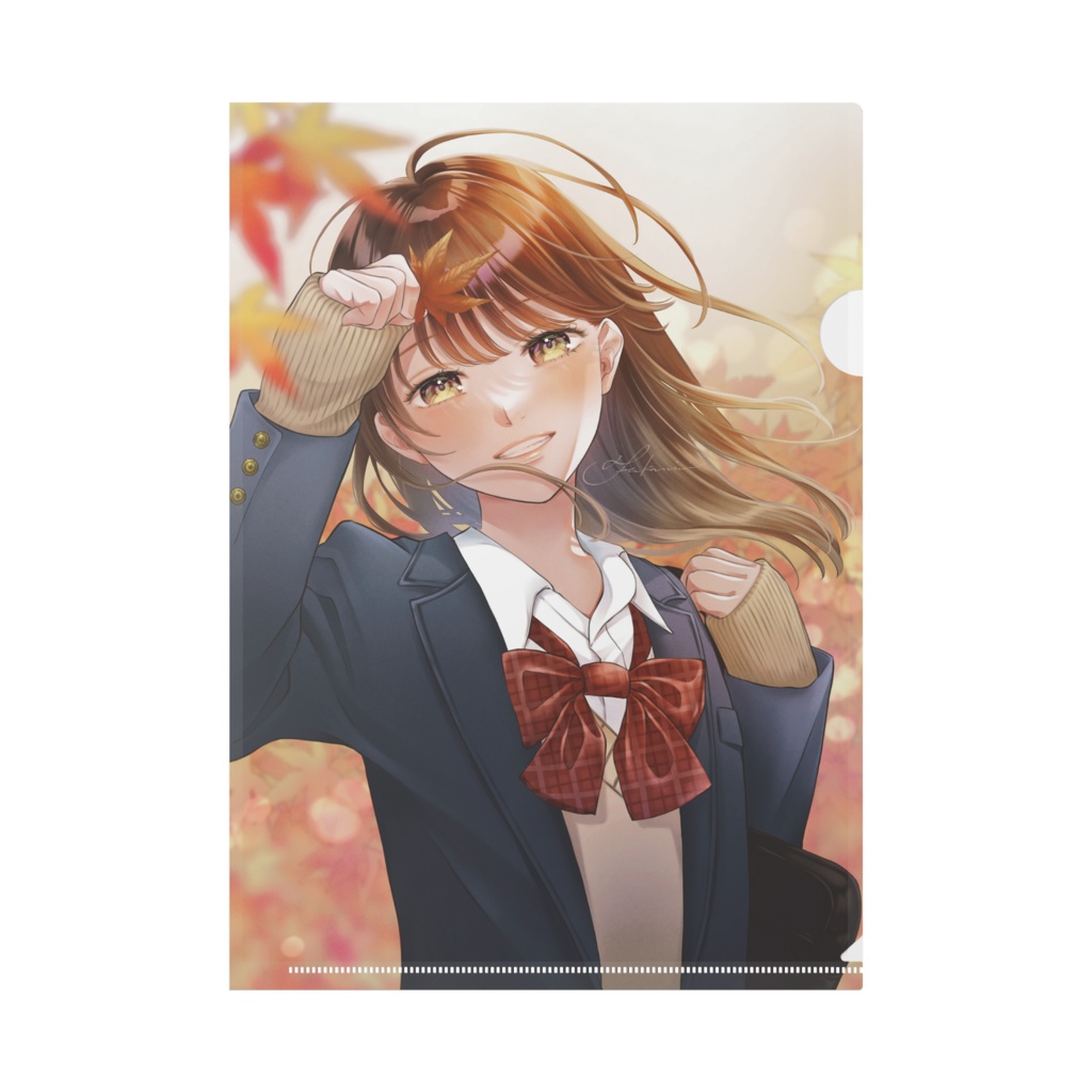 紅葉クリアファイル