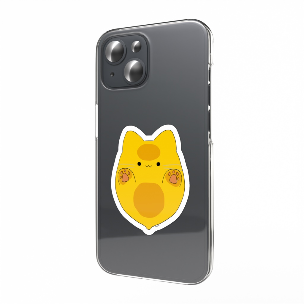 ぺったりにゃんぷっぷースマホステッカー