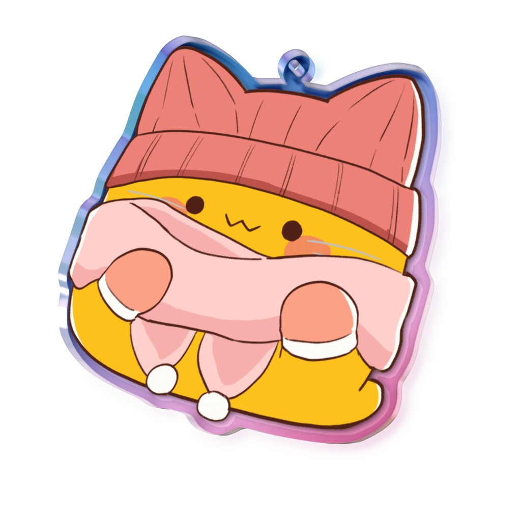 【みすけっと新作】冬服オーロラアクリルキーホルダー