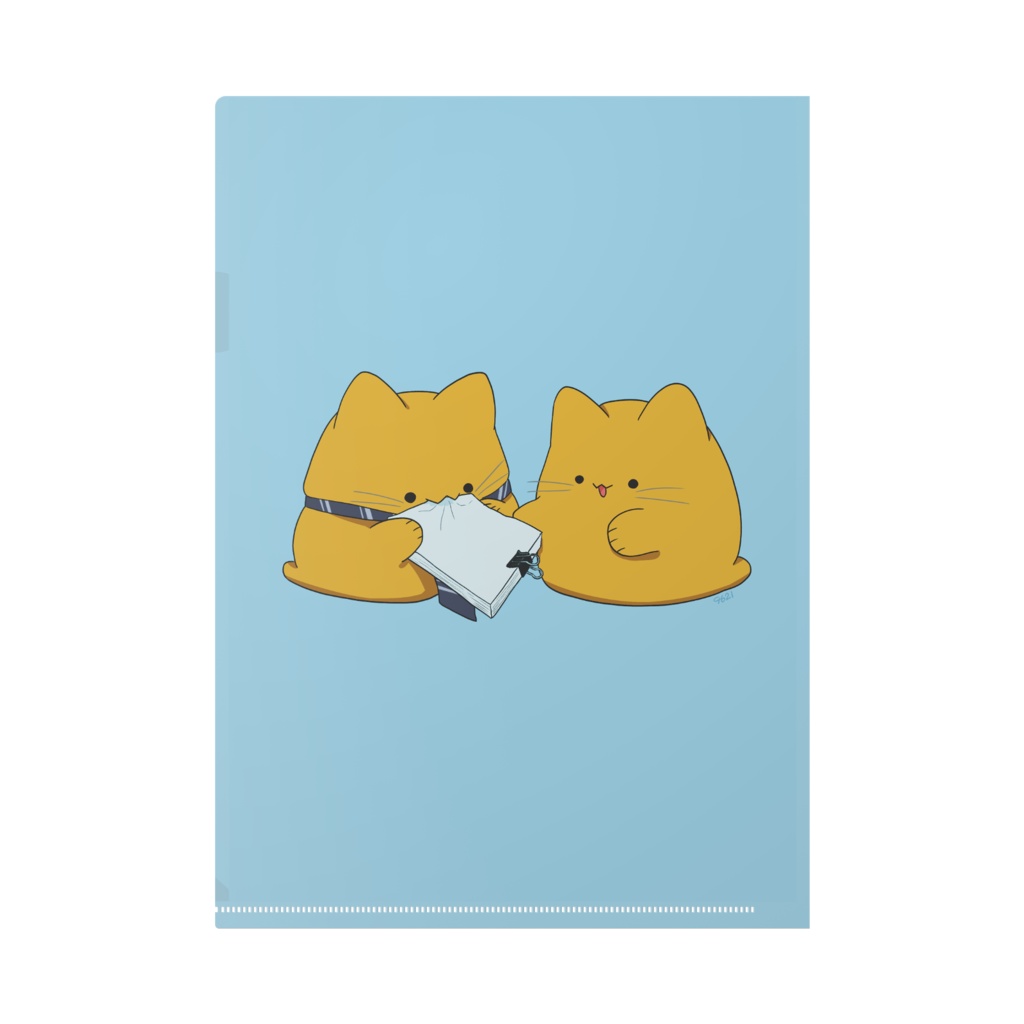 【みすけっと新作】しごできにゃんぷっぷークリアファイル