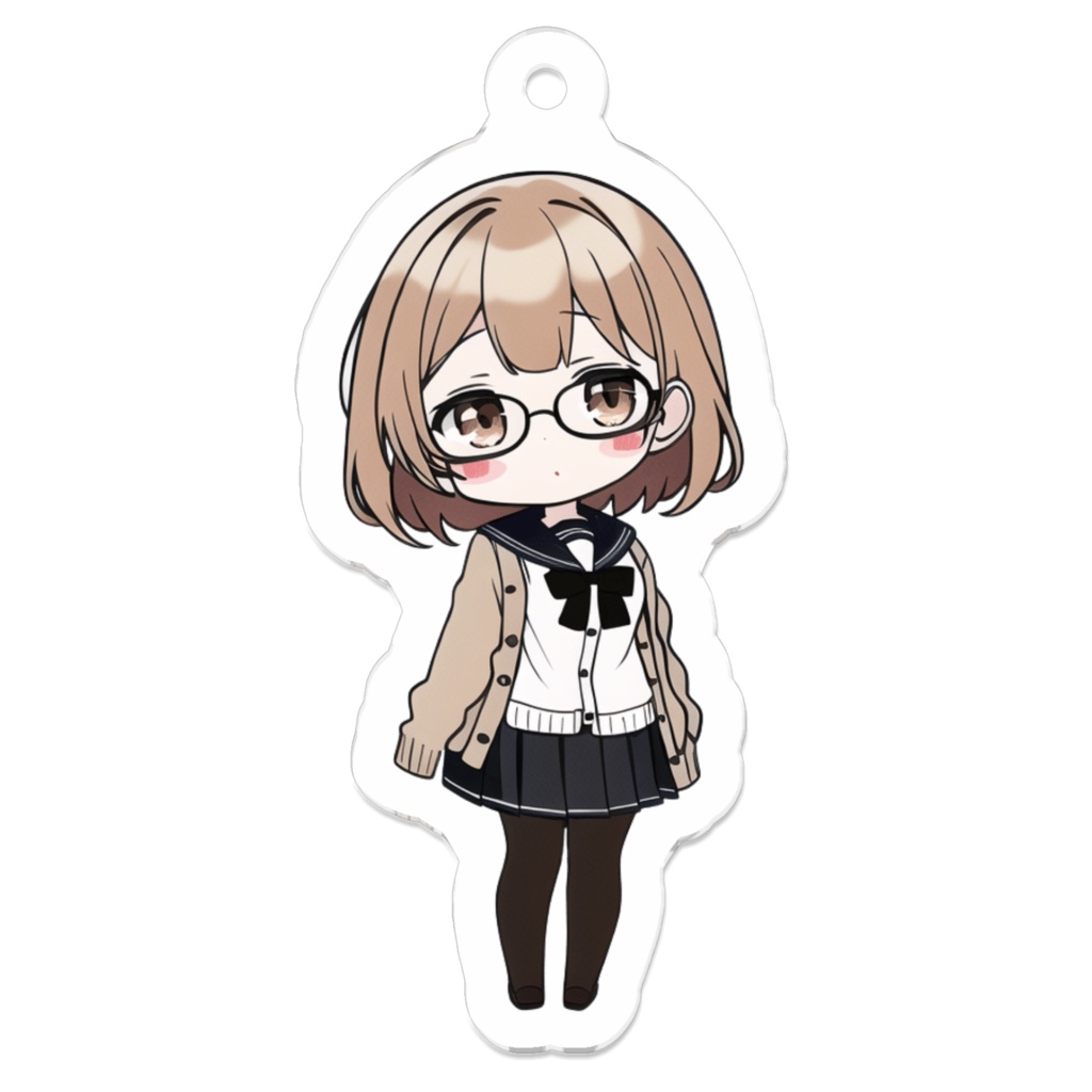 くるみのアクリルキーホルダー