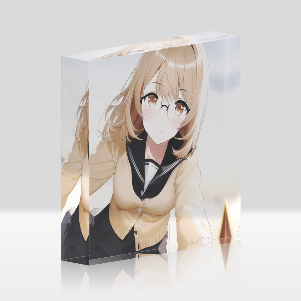 くるみのアクリルブロック