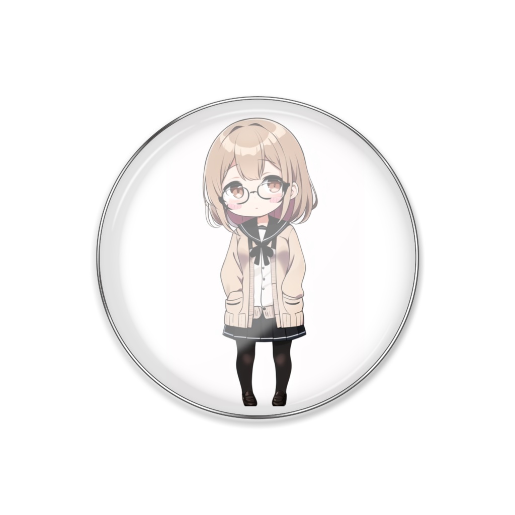 くるみのピンバッジ