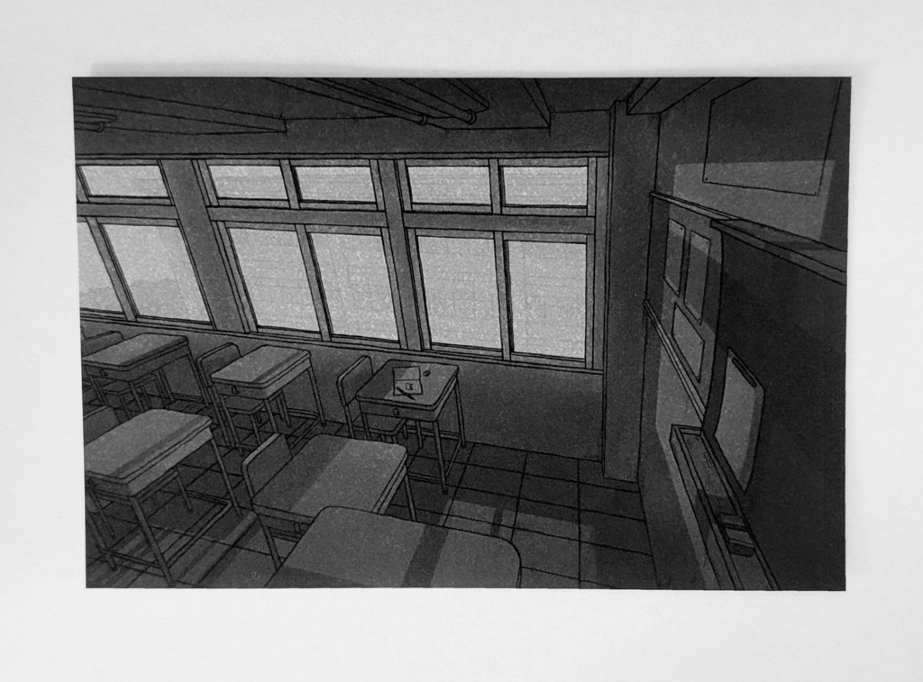 落描きポストカード