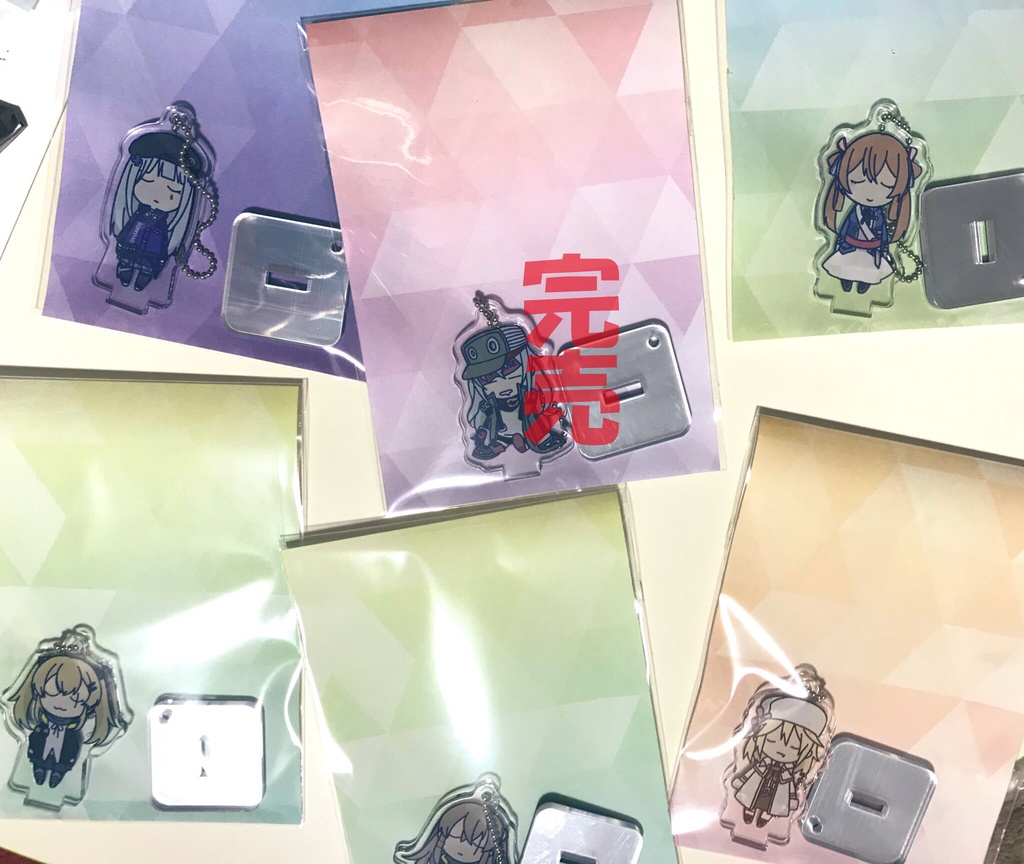 戦術人形ミニアクリルフィギュア 全5種