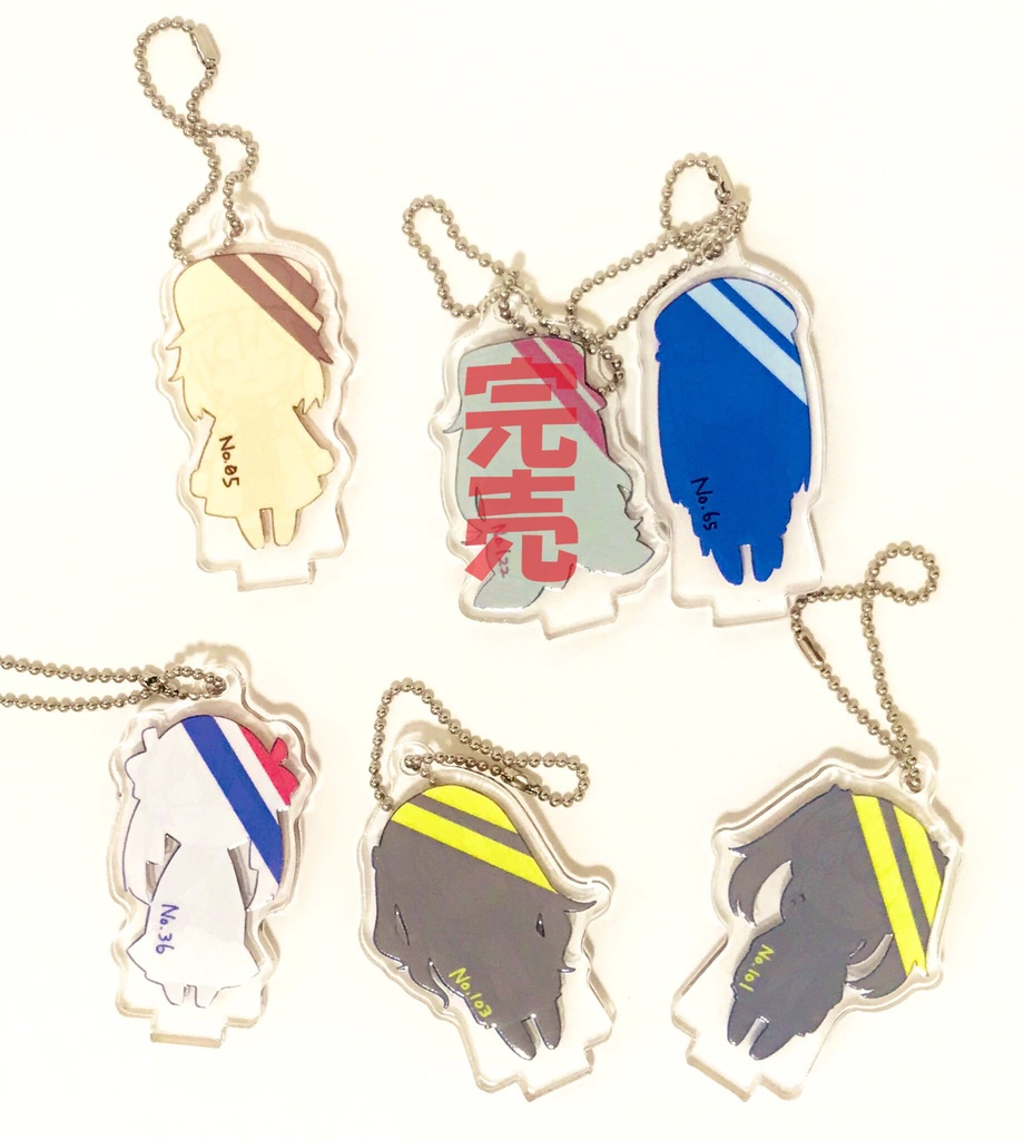 戦術人形ミニアクリルフィギュア 全5種