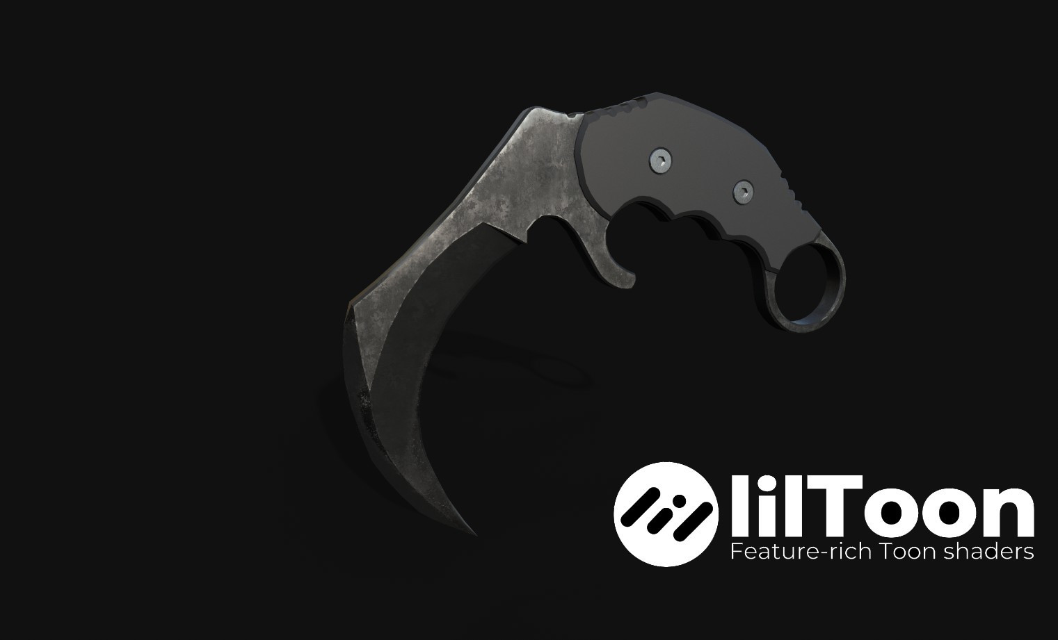 [VRChat想定]カランビットナイフ