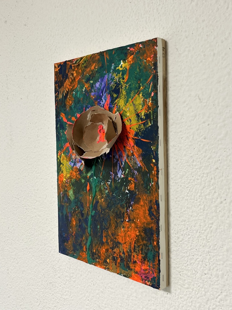 テクスチャアート 「火花」