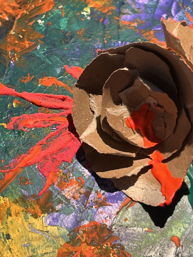 テクスチャアート 「火花」