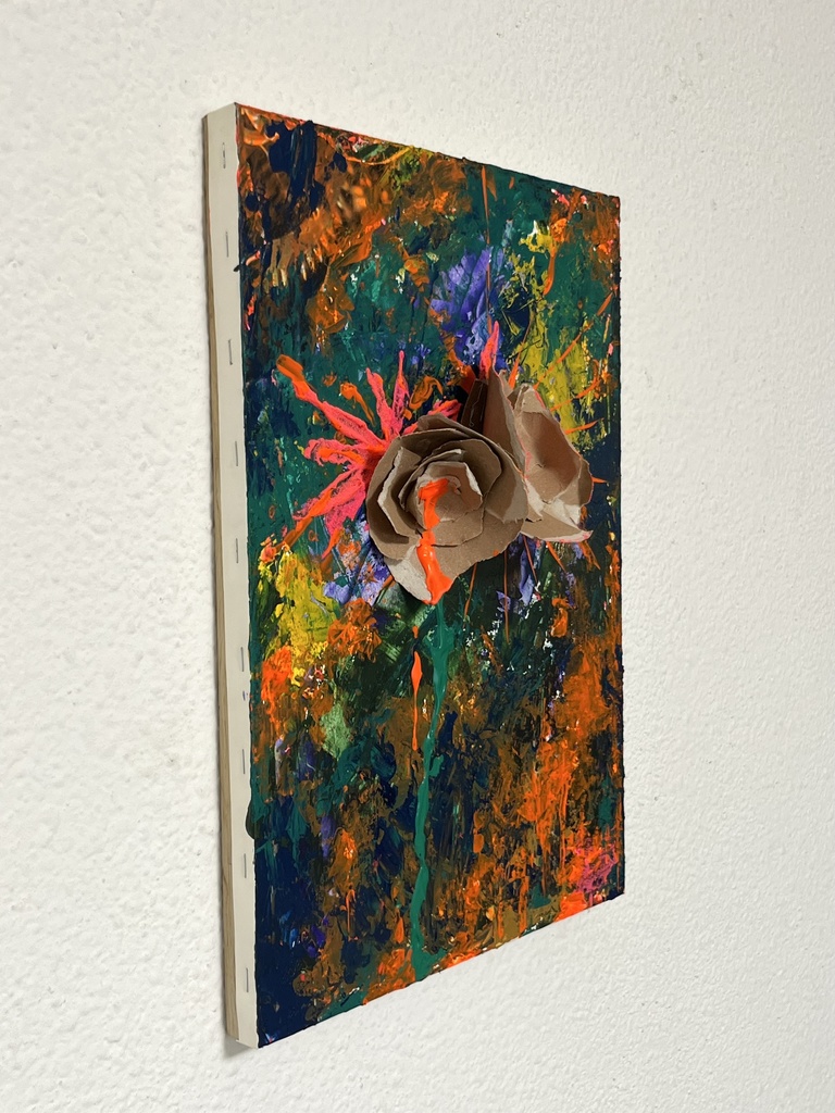 テクスチャアート 「火花」