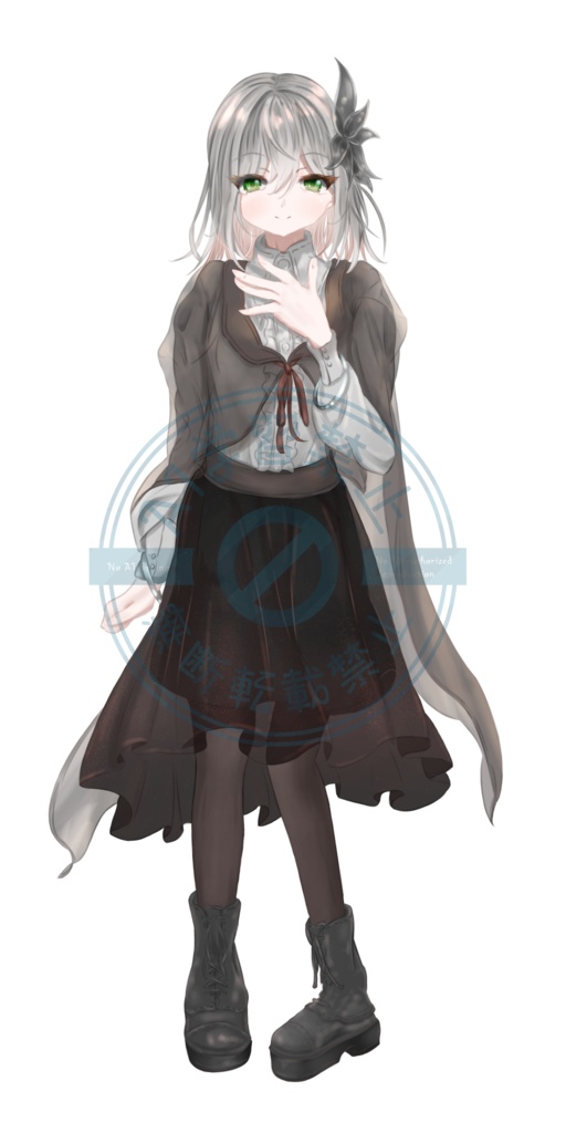 2次創作・冰鞠ちゃん立ち絵