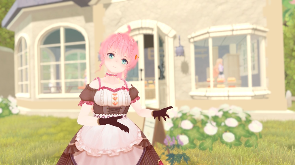 薄荷/LSbody/くろなつ/ここあ 対応【ワンピ/靴のモデル追加】バレンタインドレス🎀