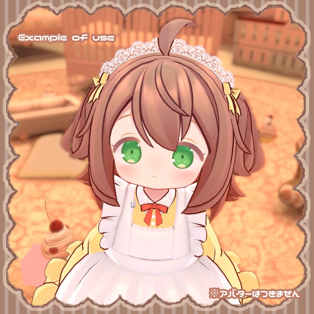 ふわふわリトルメイド!11color【ココアちゃん向け衣装】