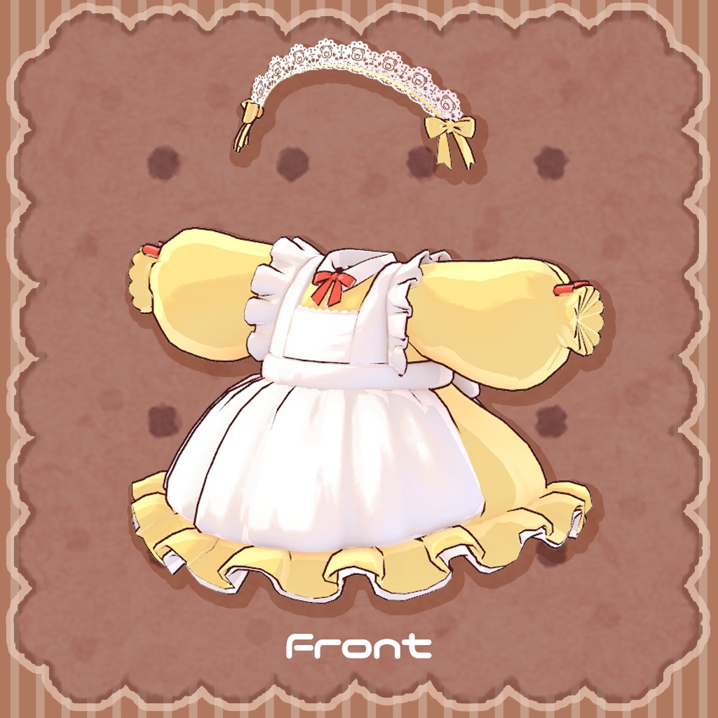 ふわふわリトルメイド!11color【ココアちゃん向け衣装】