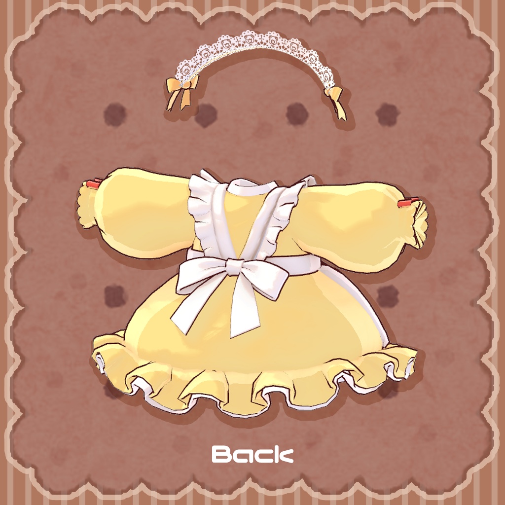 ふわふわリトルメイド!11color【ココアちゃん向け衣装】