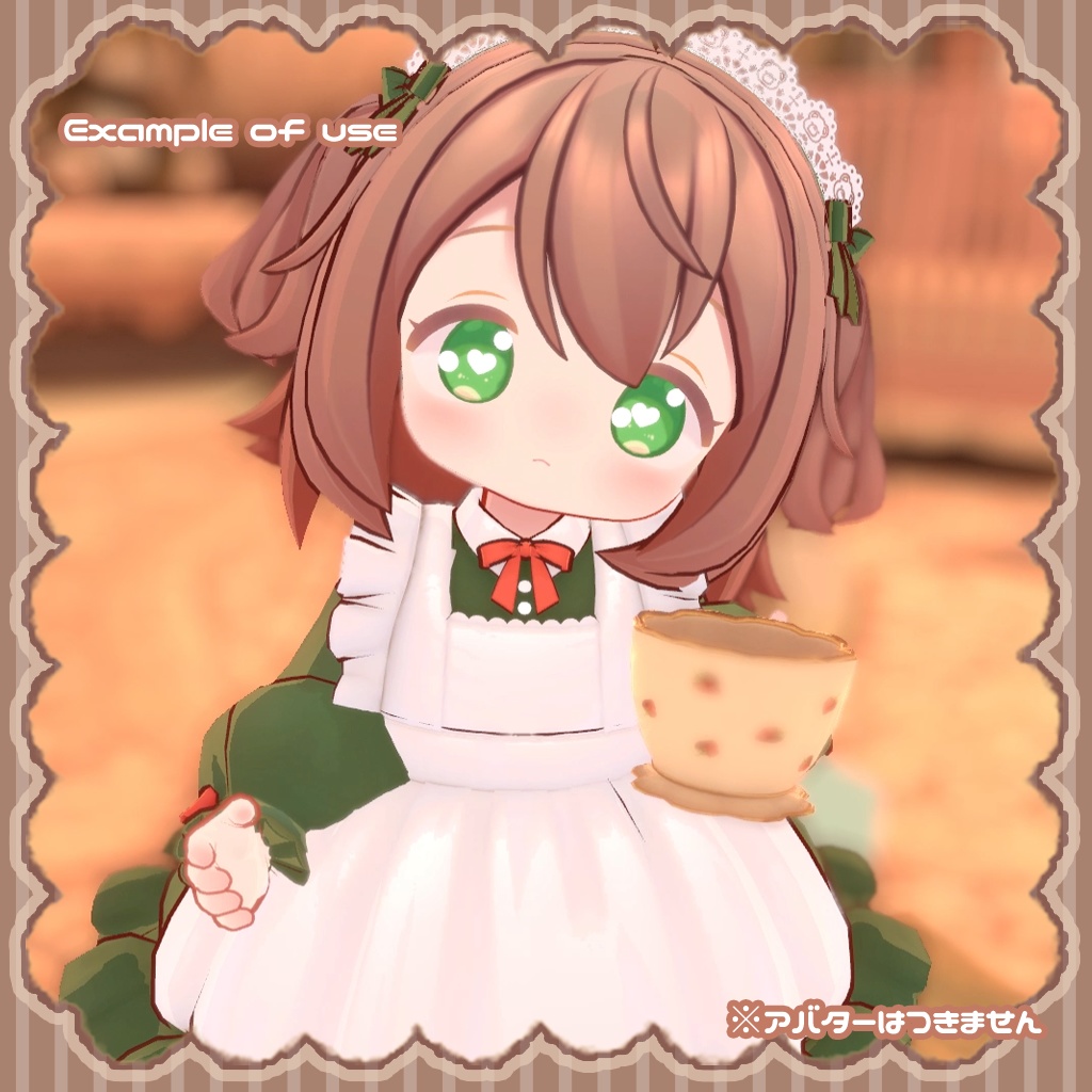 ふわふわリトルメイド!11color【ココアちゃん向け衣装】