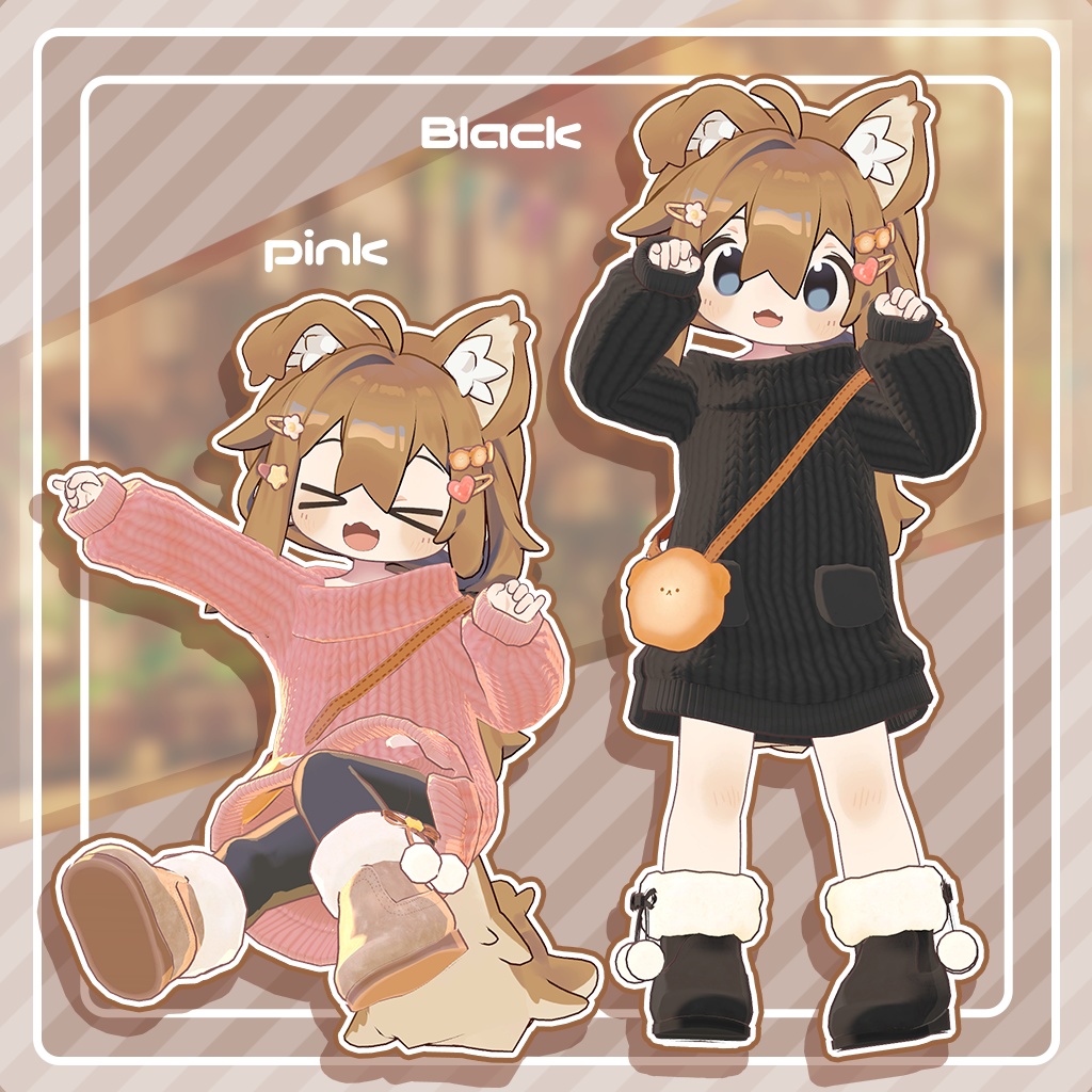 【キプフェル】おでかけふわもこニットセット!×9色【まめふれんず専用】