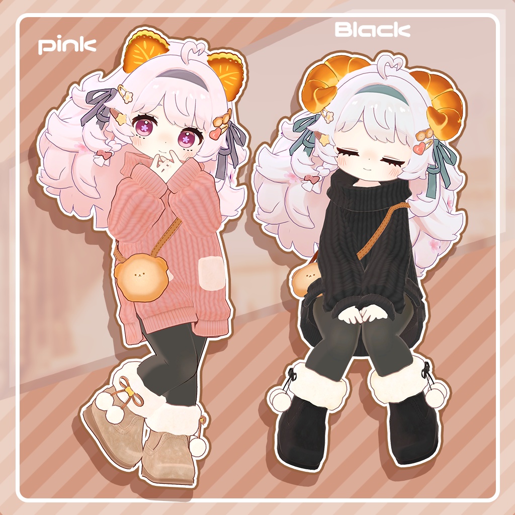 おでかけふわもこニットセット!×9色【コロネ専用】