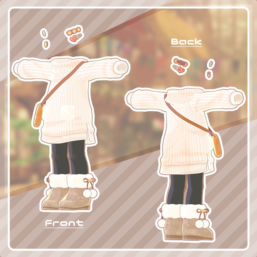 おでかけふわもこニットセット!×9色【みみのこ専用ページ】