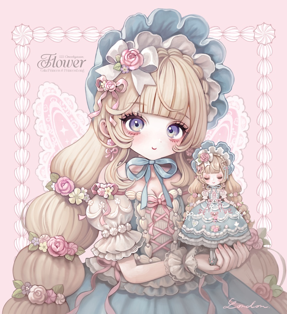【販売記念セール🌷】FlowerCakePrincess & FlowerPrincessLong ‐お花とケーキのお姫様ドレス&ヘア【単品あり】