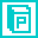 アイコン：本（Pマーク入り）