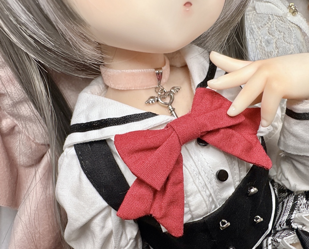 ベルベットチョーカー MDD用 ピンク