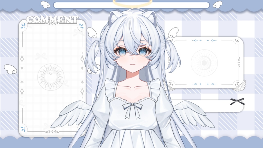 【live2d量販モデル】双子の天使悪魔「顔カスタマイズ対応モデル」