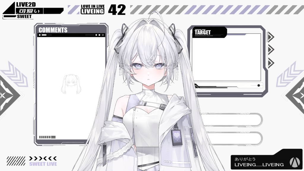 【live2d量販モデル】Cybernetic Girl - Zero