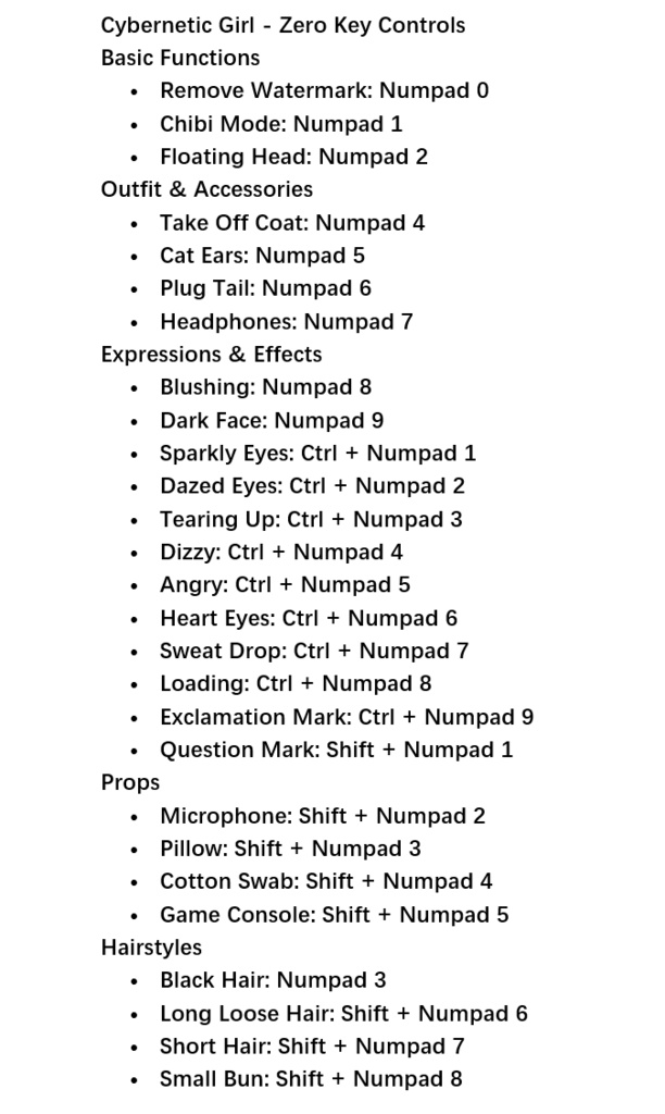 【live2d量販モデル】Cybernetic Girl - Zero