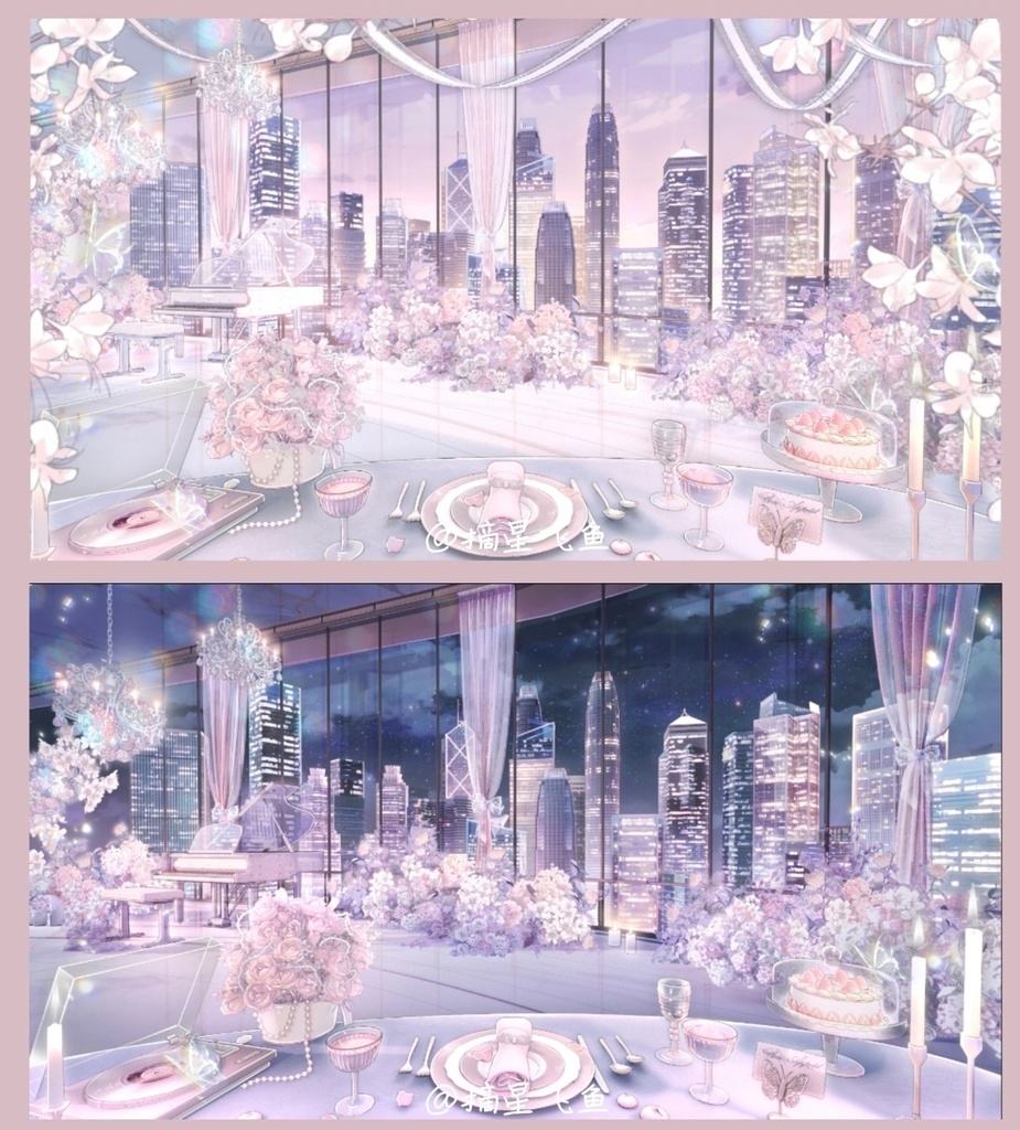 🎀【夕焼け恋唄】✨VUP 動く背景✨ | 520💝 | バレンタインデー 💝 | 🌆🌉🏙️三時態動く背景 | 💖Shoost 雰囲気フィルター|💕 ロマンチック宴会 | 🏙️都市外観