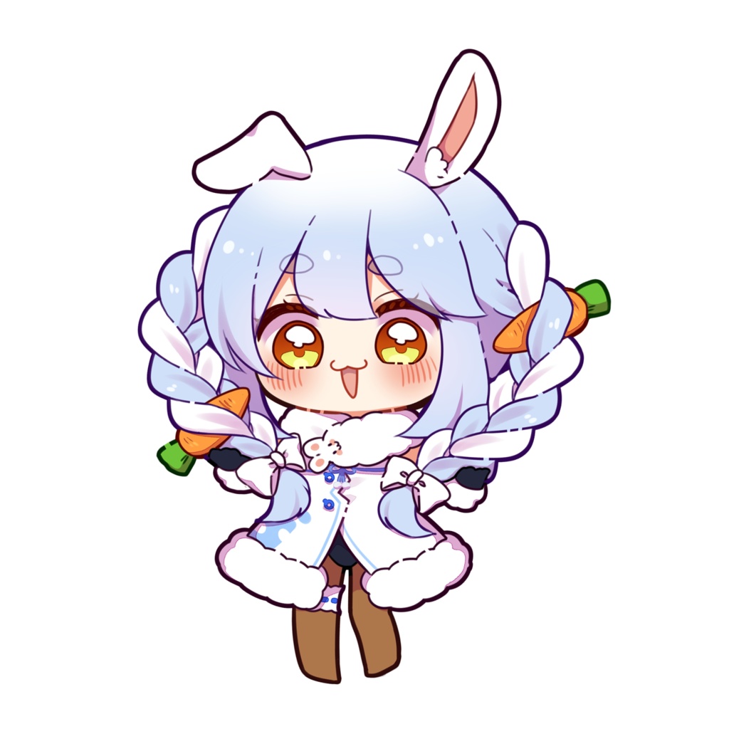 【非公式】兎田ぺこらちゃんのアクリルキーホルダー