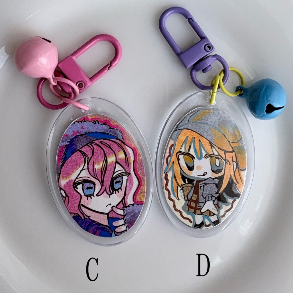 原画キーホルダーA ~J