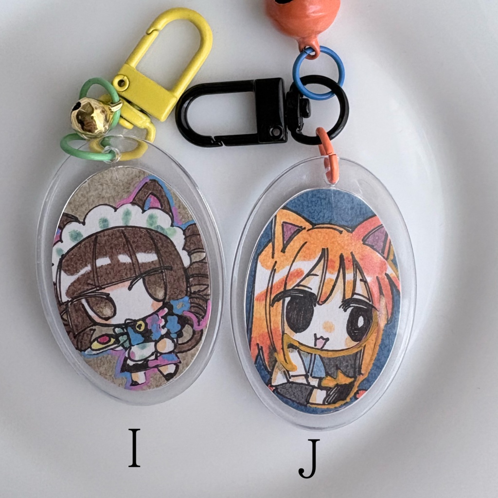 原画キーホルダーA ~J