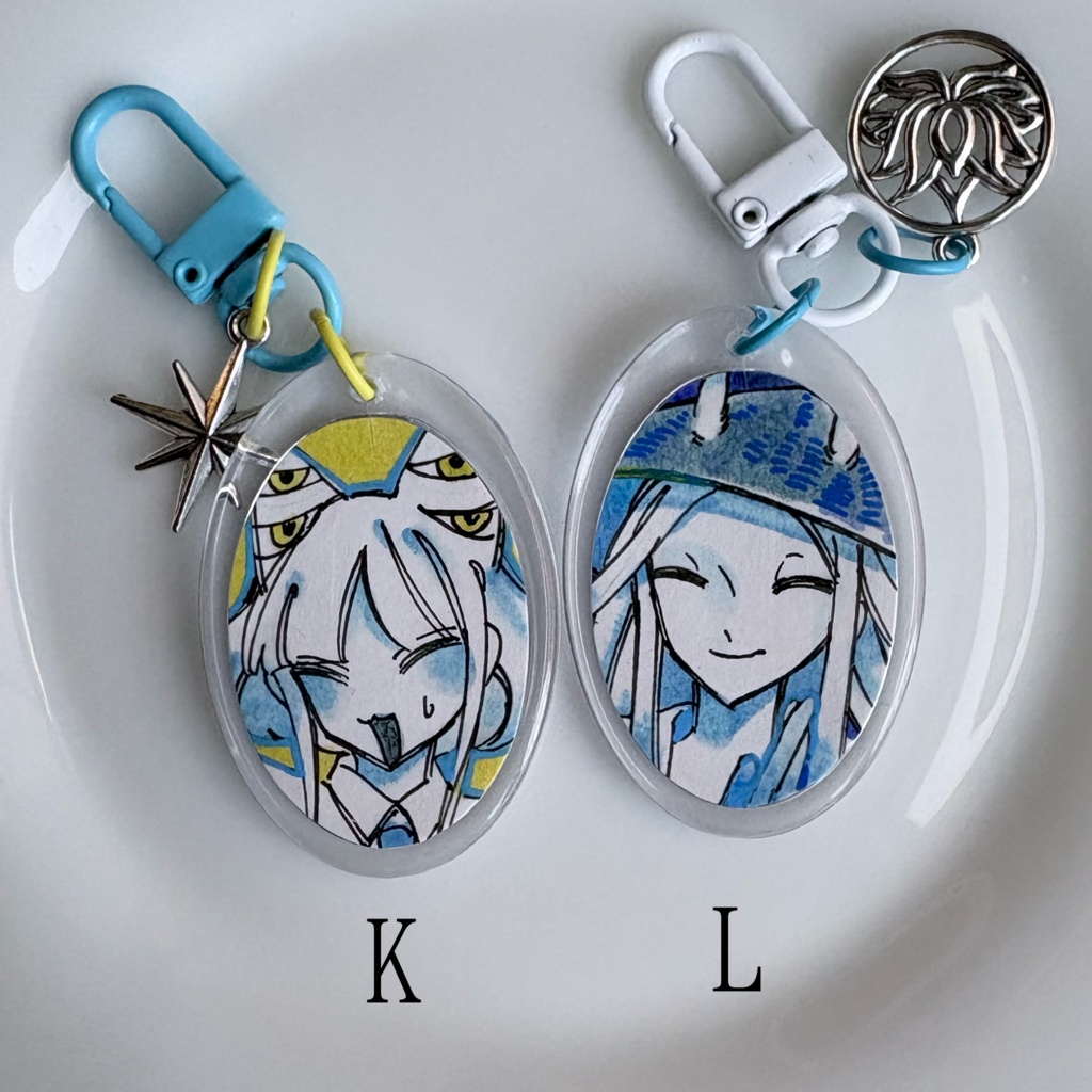原画キーホルダーK ~P