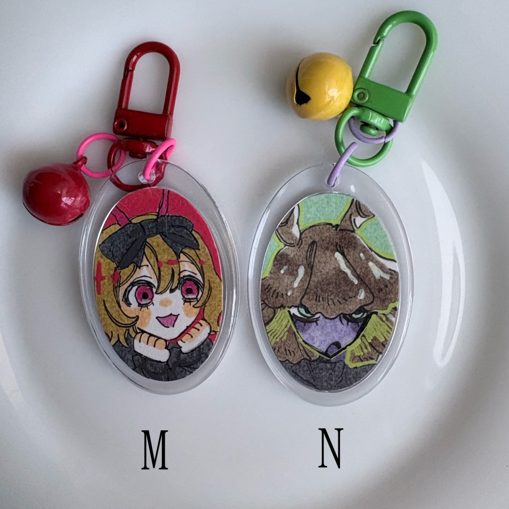 原画キーホルダーK ~P
