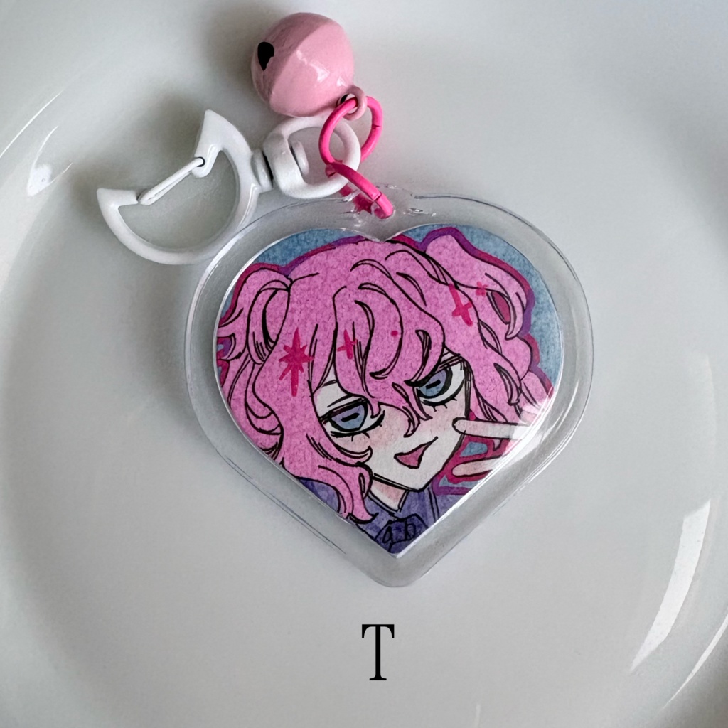 原画キーホルダー Q ~U