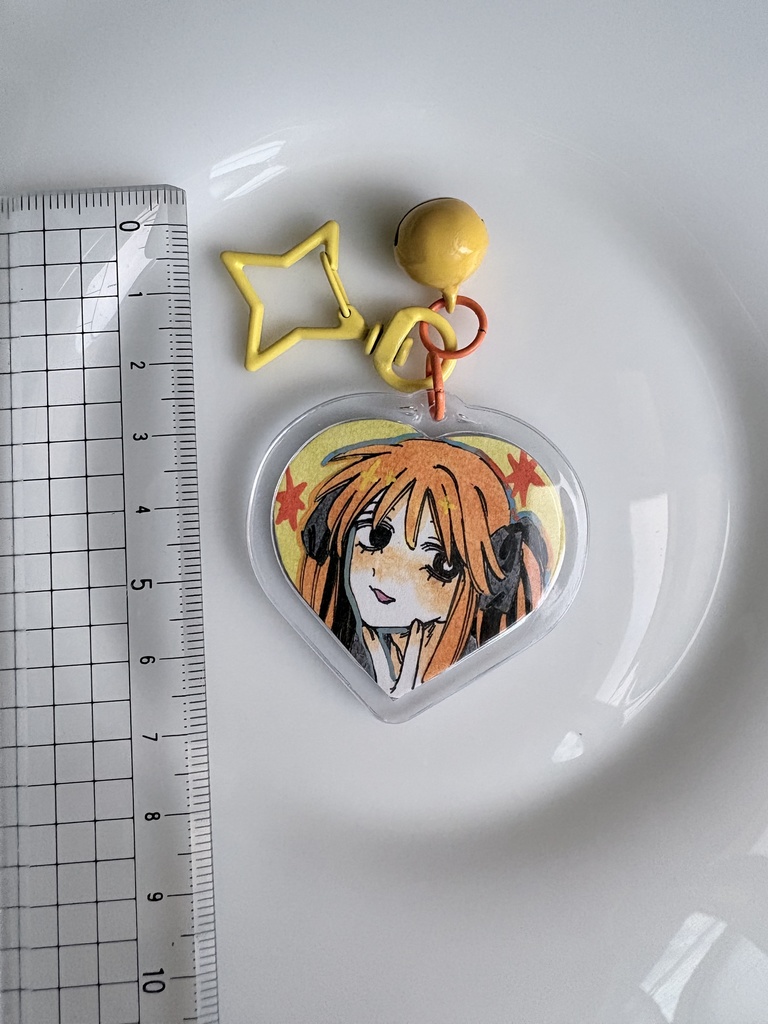 原画キーホルダー Q ~U