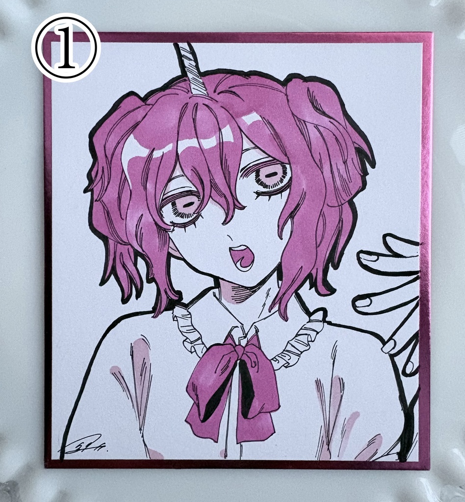 色紙①②