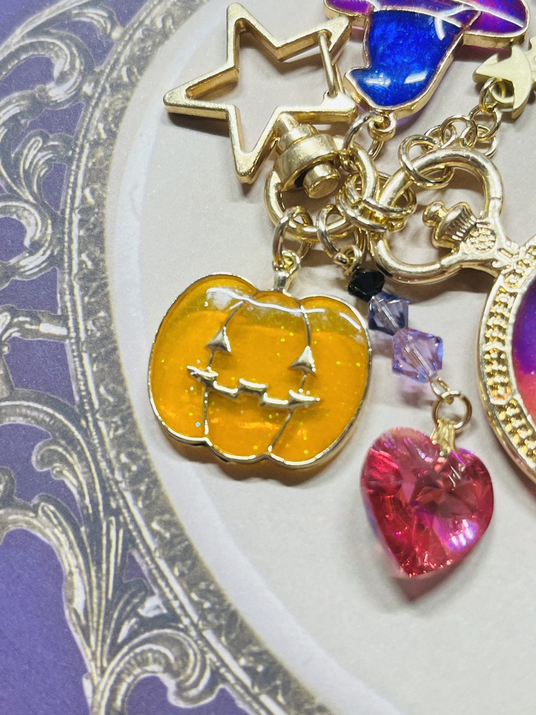 HappyHalloweenNight!!〜魔女とジャックの愉快な夜 キーホルダー