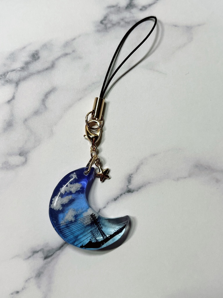 NostalgicMoonー郷愁の月ストラップ