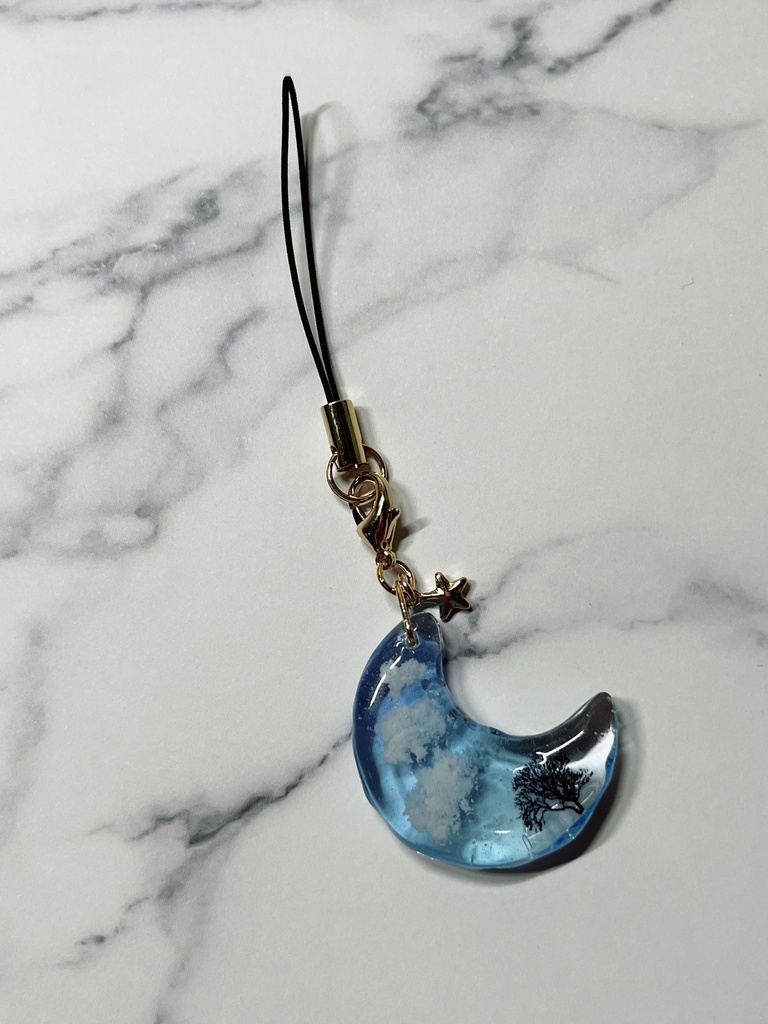 NostalgicMoonー郷愁の月ストラップ