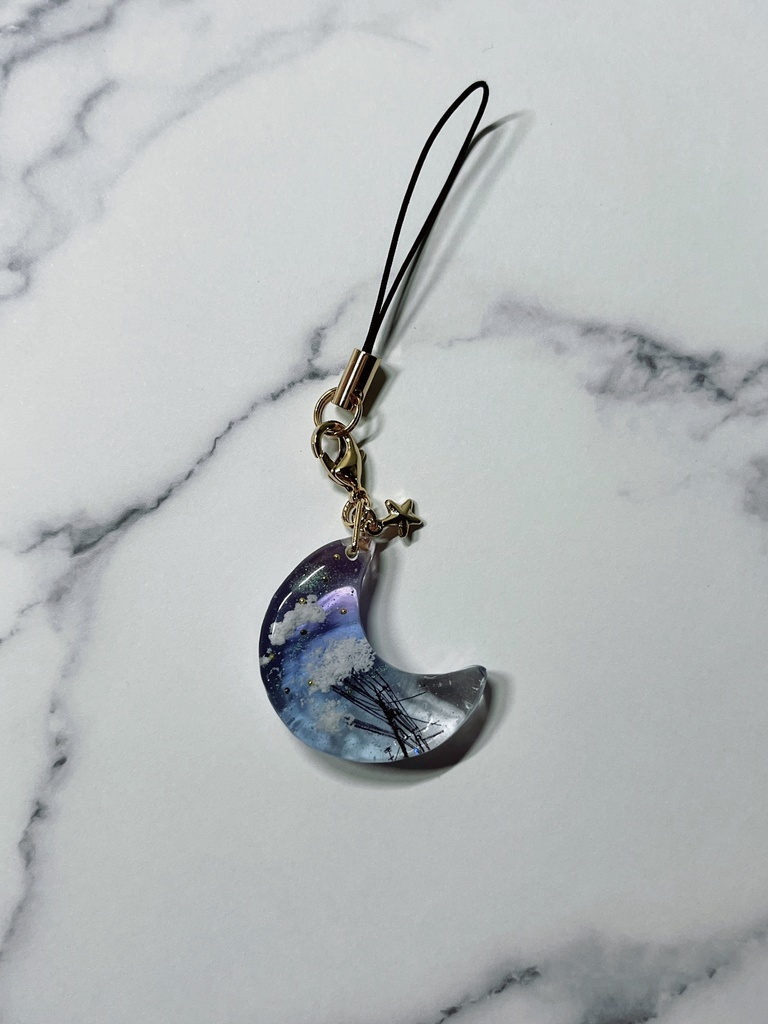 NostalgicMoonー郷愁の月ストラップ