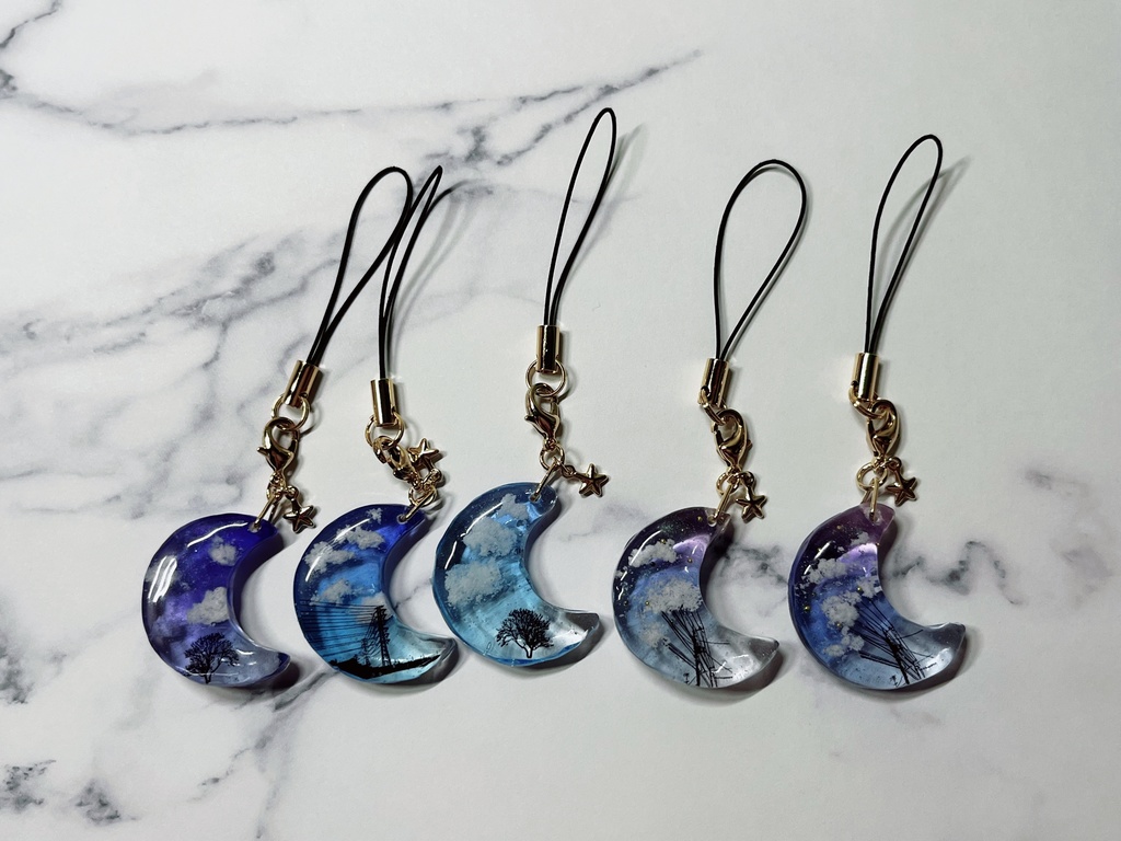 NostalgicMoonー郷愁の月ストラップ
