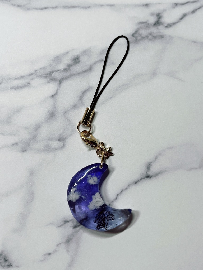 NostalgicMoonー郷愁の月ストラップ