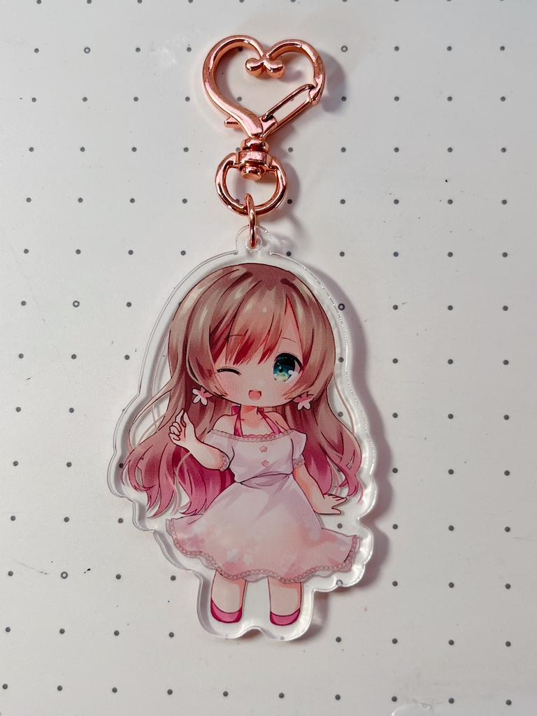 輝月さくらの分身アクキー【キーホルダー】